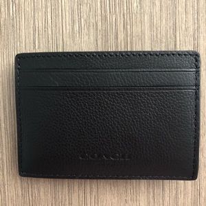 Brand New Coach Men’s Card Case with Money Clip